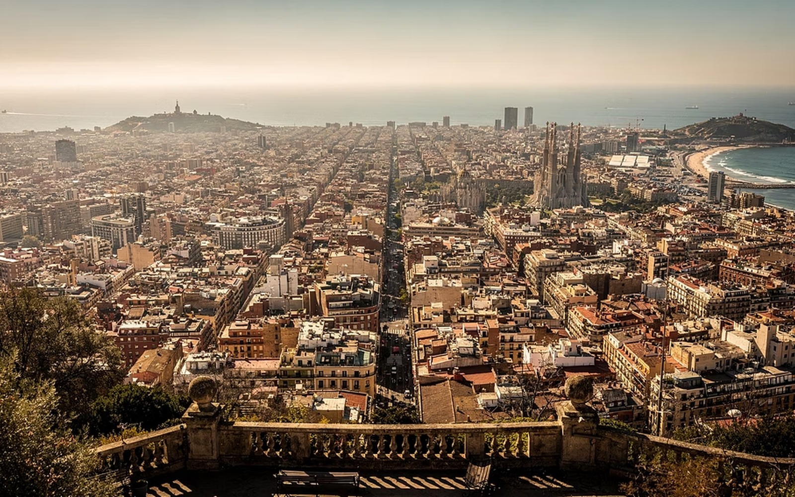 Barcelona vista panorâmica